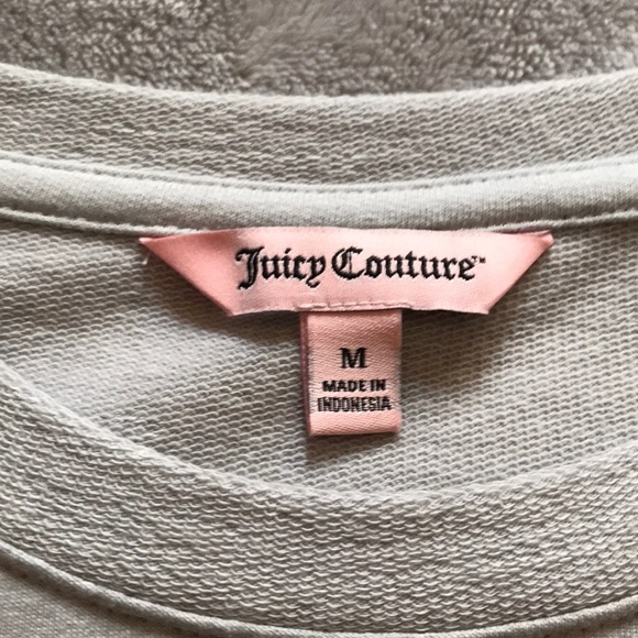 Juicy Couture Tie Side Sweatshirt NWT - Picture 5 of 8